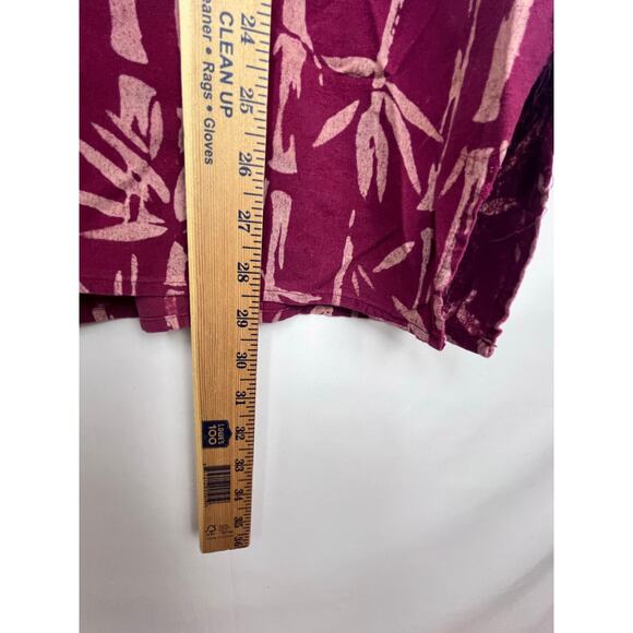 Robert Stock Silk Men's Large Red Hawaiian Print Short Sleeve Vacation Shirt - Picture 5 of 8